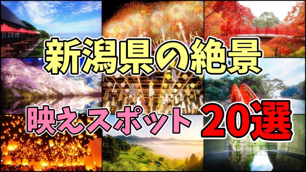 絶対に抑えておきたい新潟映えスポット20選 絶対に抑えておきたい新潟映えスポット20選
