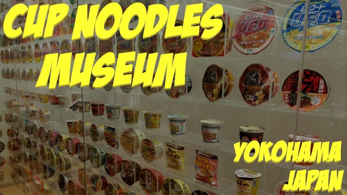 Cup noodles museum walk tour at Yokohama Japan