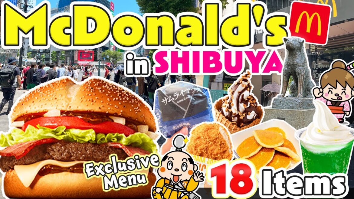 McDonald’s Japan Tokyo Shibuya / Japan Only Food Menu / Japan Food Vlog McDonald’s Japan Tokyo Shibuya / Japan Only Food Menu / Japan Food Vlog