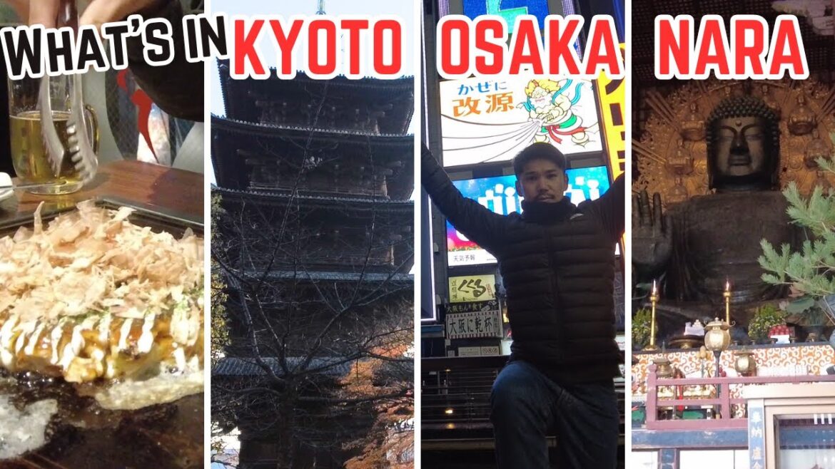 Full itinerary for Osaka, Kyoto, Nara |Japan Vlog