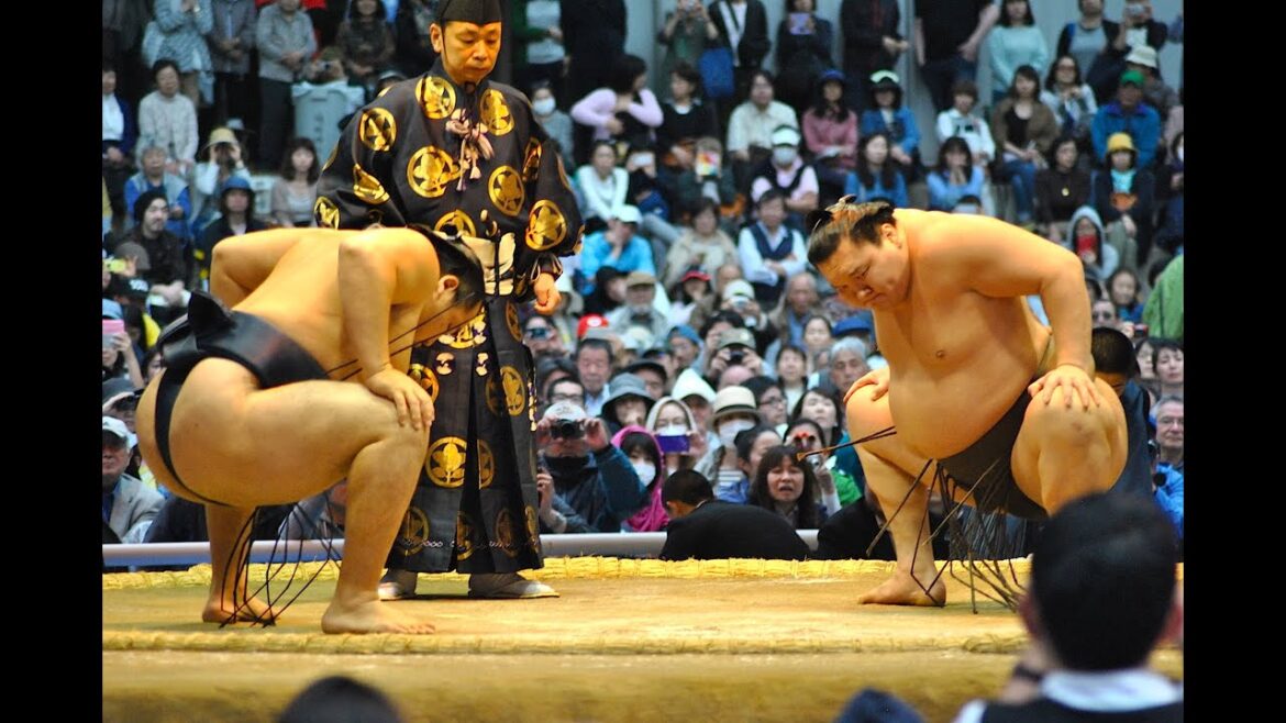 Yokozuna Hakuho vs Yokozuna Kakuryu - Outdoor Sumo