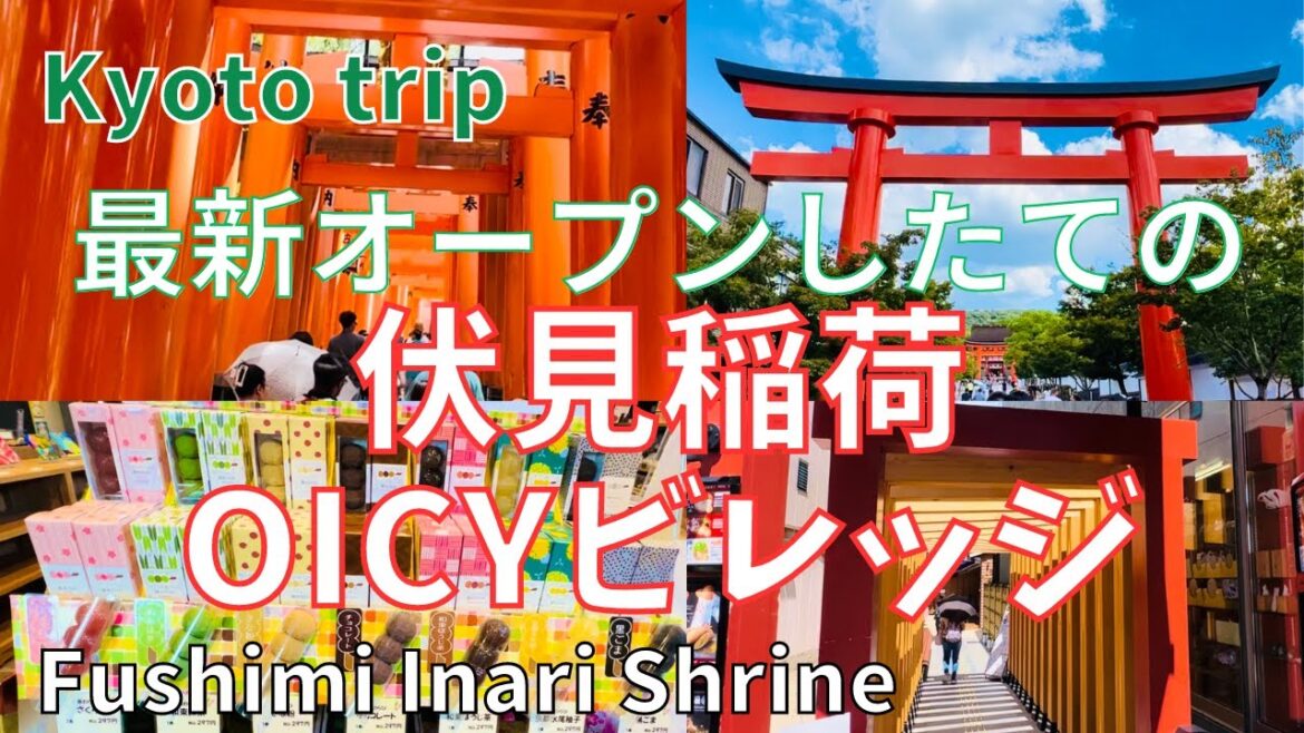 〔京都💗Kyoto〕最新オープンしたての🍜伏見稲荷OICYビレッジ🍧～千本鳥居【 Fushimi Inari Shrine🦊One Thousand Torii Gates⛩Kyoto Japan】