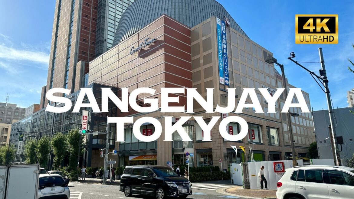 [4K] SANGENJAYA, TOKYO 🇯🇵🐧 Nonstop Walking Tour / 三軒茶屋 東京 散歩