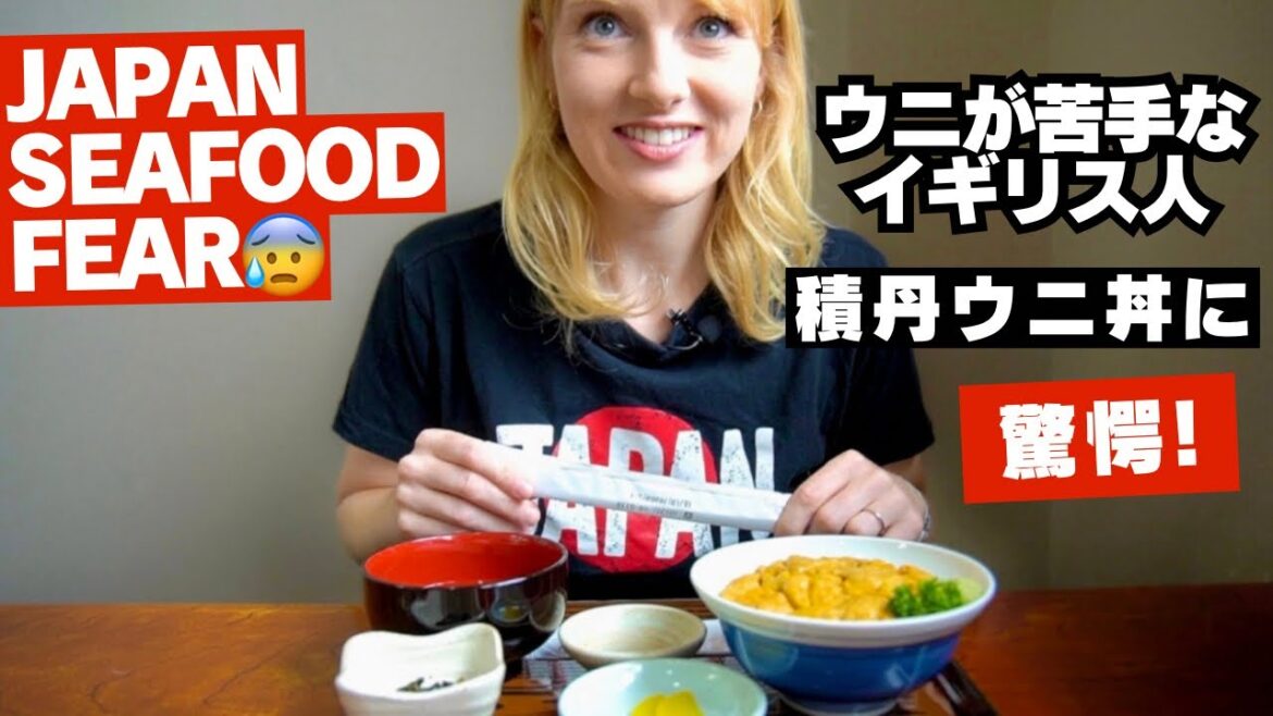 Can I Overcome my Biggest Food FEAR of Eating RAW Uni (Sea Urchin) in Japan?