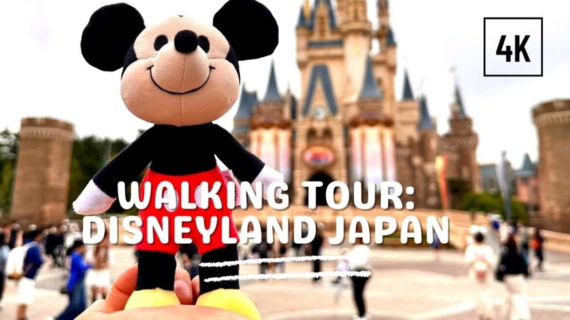 What's Inside Disneyland Japan's Happiest Place on Earth?  Walking Tour 4K