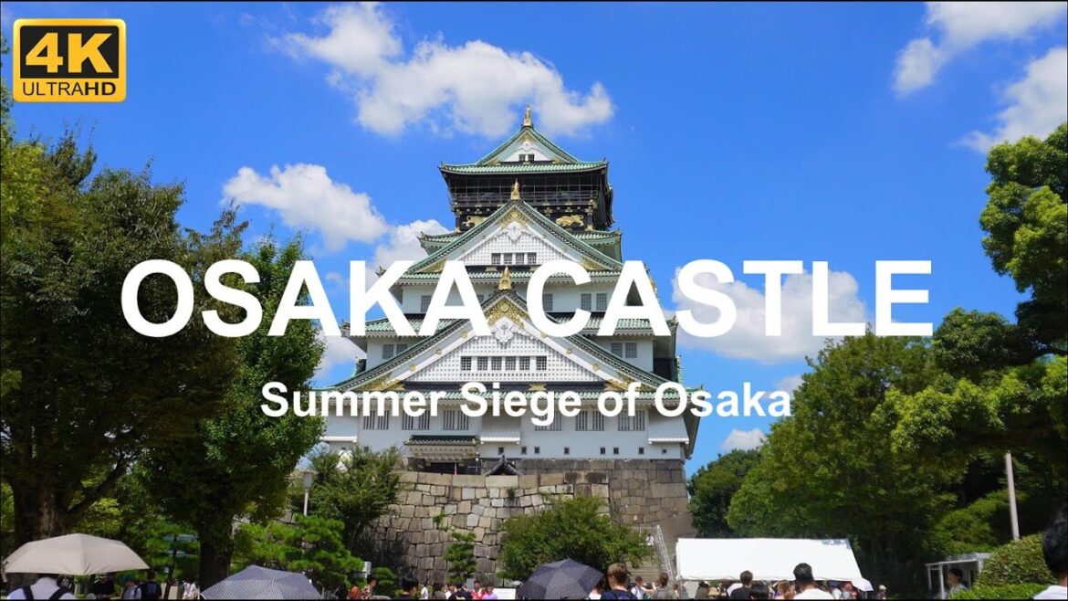 【4K】真夏の大阪城　～ Midsummer Osaka Castle ～