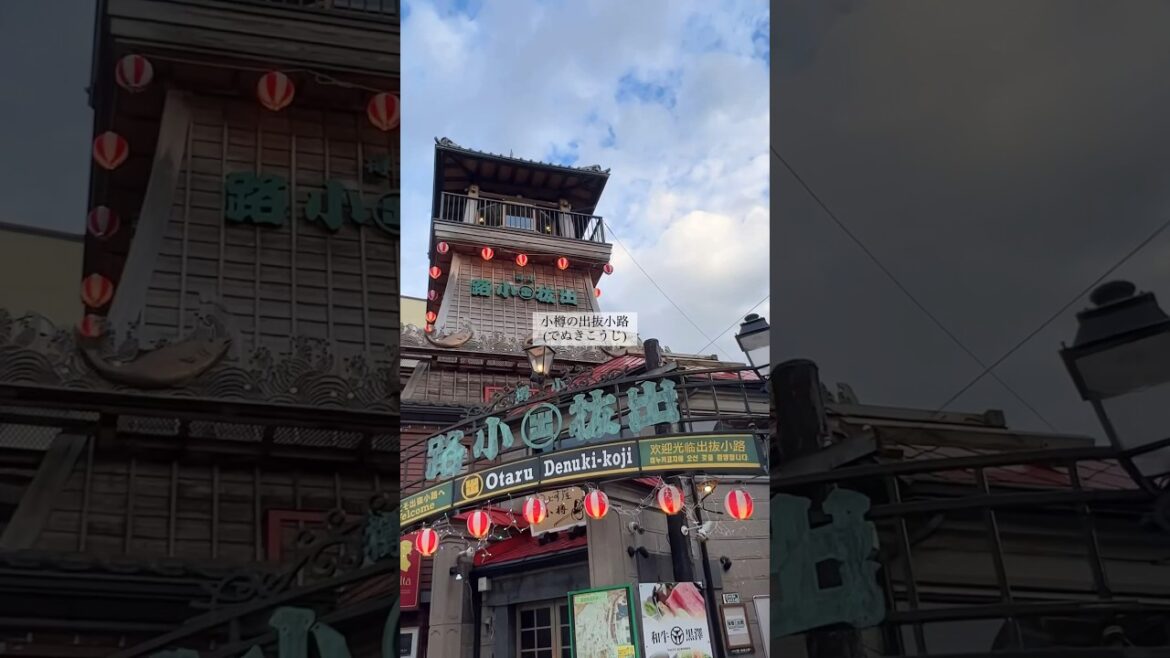 【出抜小路】北海道の小樽運河へ / Hokkaido Otaru Trip #short