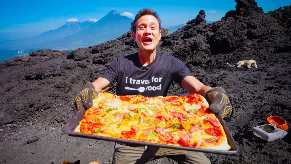 I Ate the World’s Only Volcano Pizza!! 🍕 I Ate the World’s Only Volcano Pizza!! 🍕
