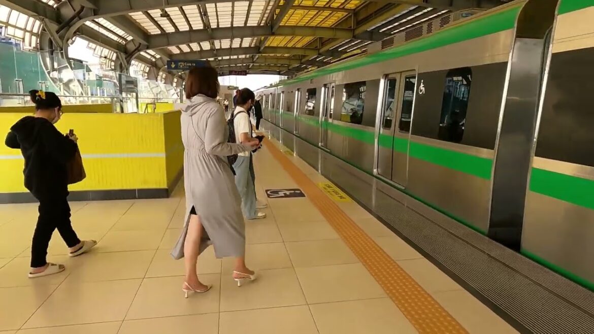 【VIETNAM 4K】Vanh Dai 3 Station • Hanoi Metro Line 2A【TOKYO 東京】