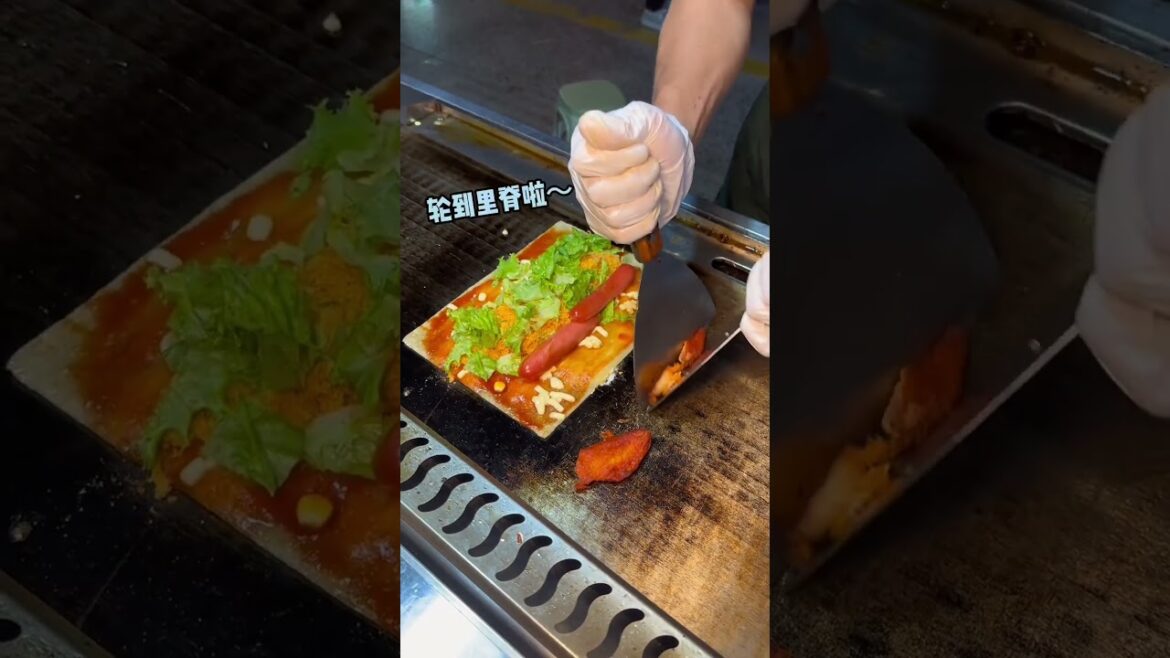 無聲版芝士火雞面烤冷麵，祝福每個努力生活認真吃飯的朋友們！#shorts #streetfood #chinastreetfood #chinafood #芝士 #火鸡面 #烤冷面 #火雞面