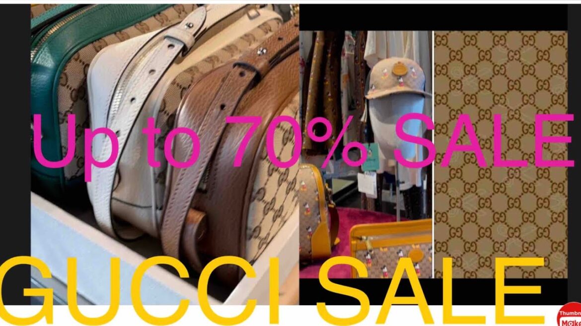 GUCCI Sale @ Ashibinaa Okinawa Outlet Mall up to 70% off on all items