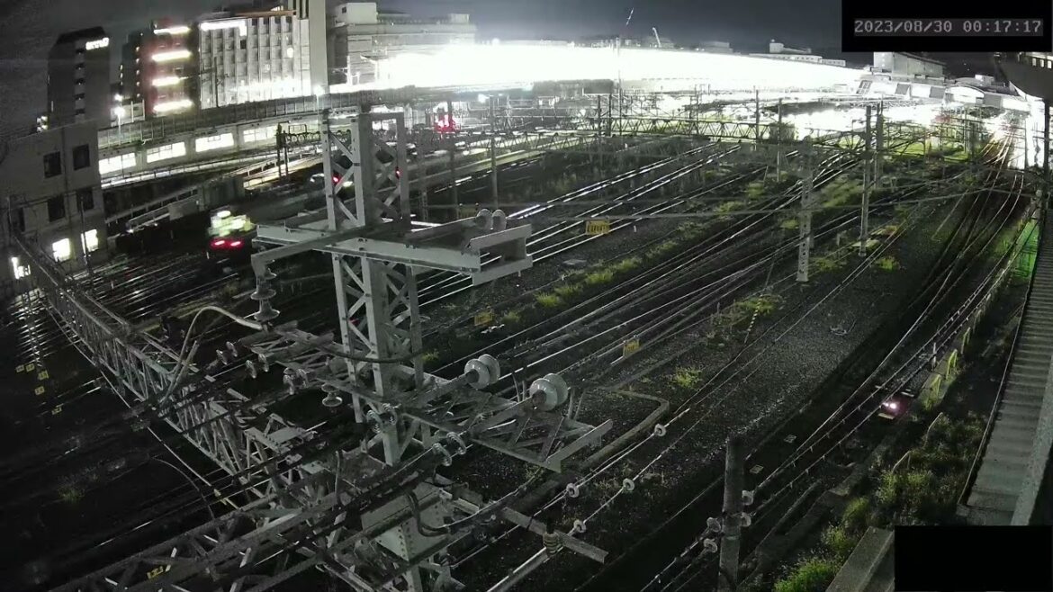 2023/08/30 0:00～　【ARCHIVE】Kyoto Station Live Cam JR京都駅  鉄道ライブカメラ  京都ライブカメラ TrainCam