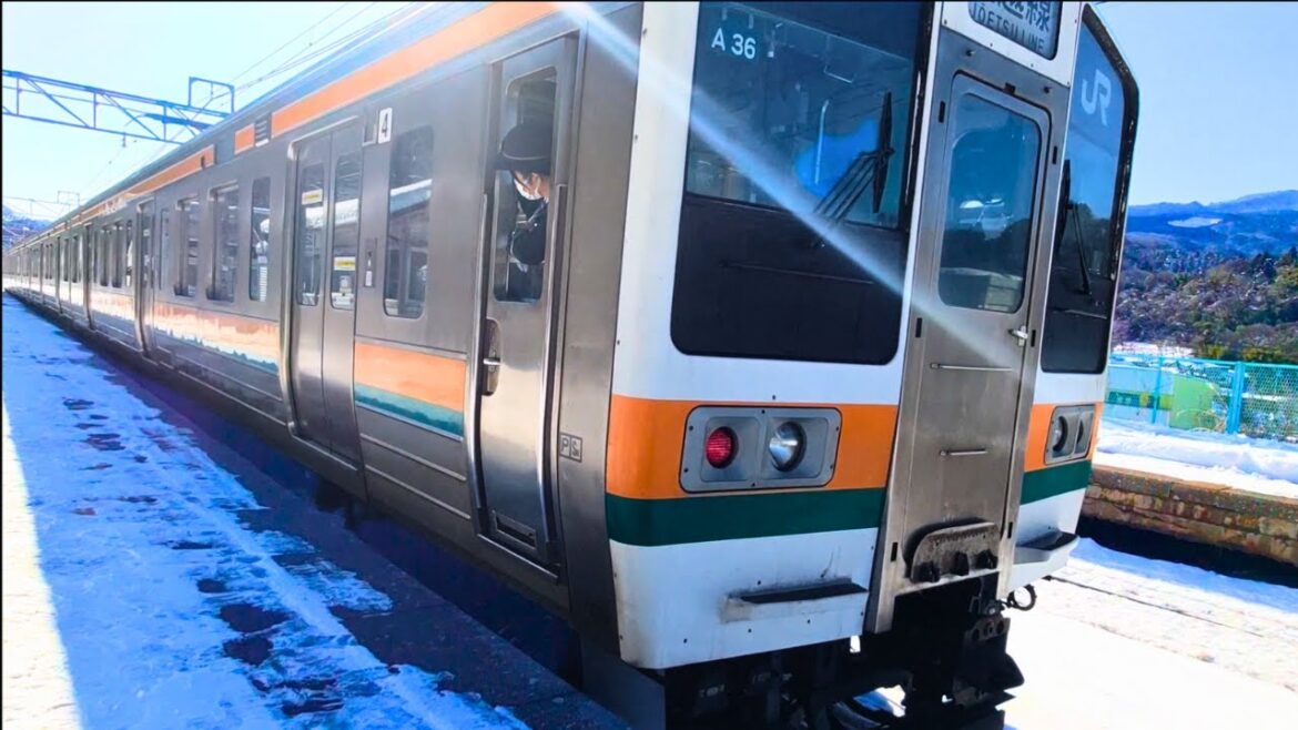 The Beauty of Japanese Snowy Mountains by Train