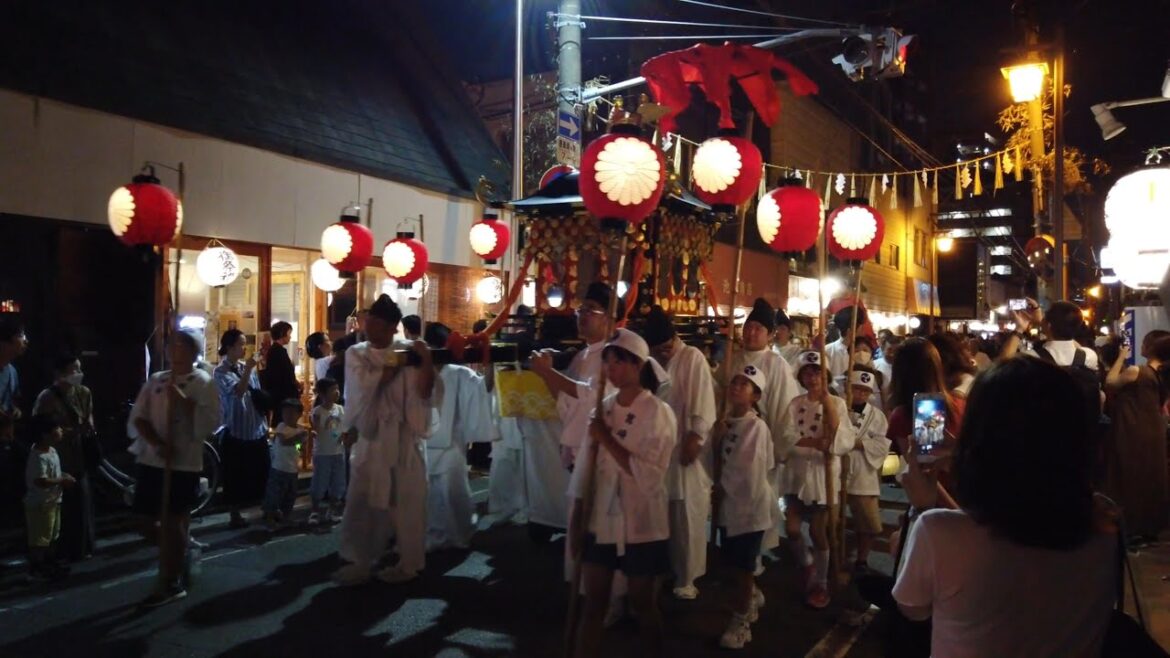 筥崎宮放生会 お神輿行列 ＠箱崎（2023/09/12）