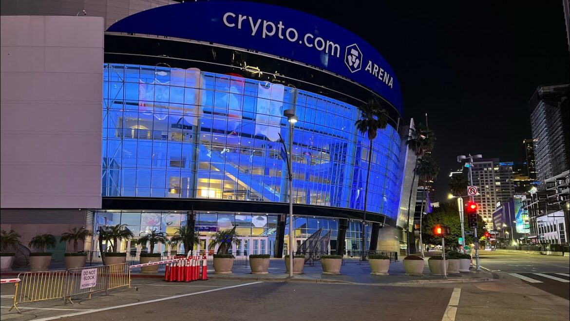 4K Virtual Walks - Crypto.com Arena Walking Tour in Downtown Los Angeles California