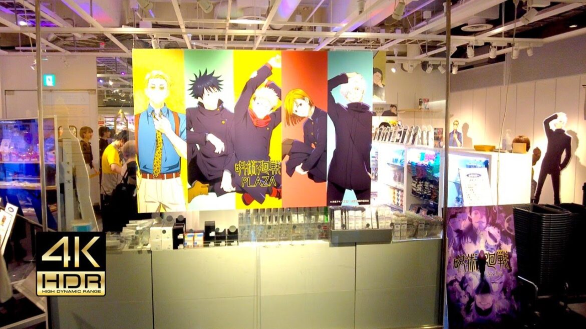 【4K HDR🇯🇵】Jujutsu Kaisen PLAZA / Experience the "Shibuya Incident" event at Shibuya!
