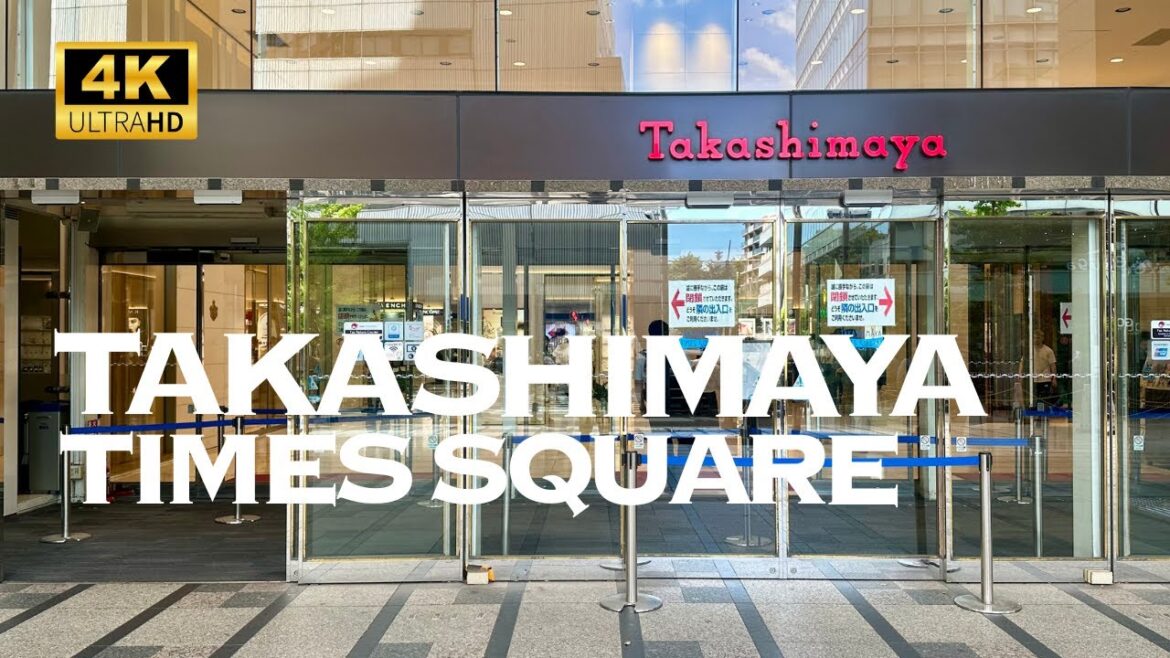 [4K] TAKASHIMAYA TIMES SQUARE Shinjuku, TOKYO 🇯🇵🐧 Nonstop Walking Tour / タカシマヤ タイムズスクエア 新宿 東京 散歩
