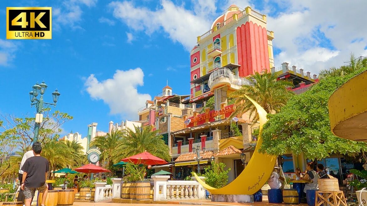 American Village, the most attractive area in Okinawa, Japan | hilton hotel, walk trip, travel vlog