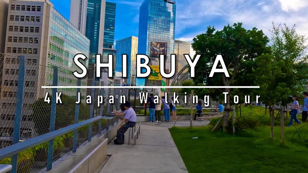 4K Japan walk in Shibuya Miyashita Park  September  2023