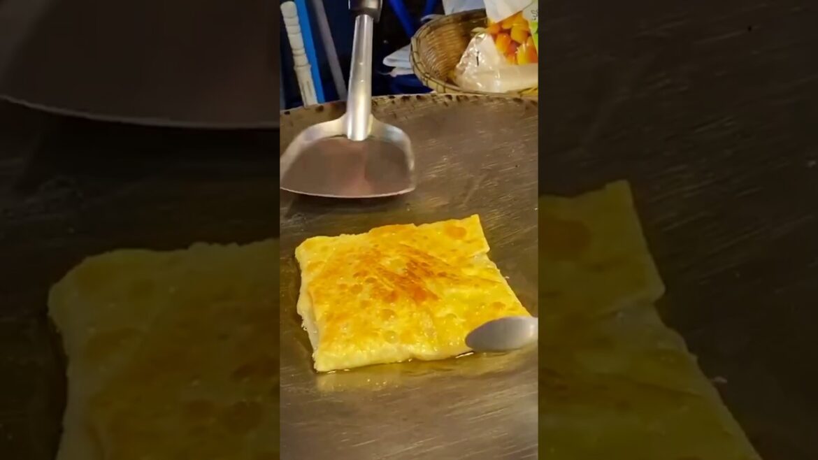 Banana Pancake With Nutella - Thai Street Food #shorts