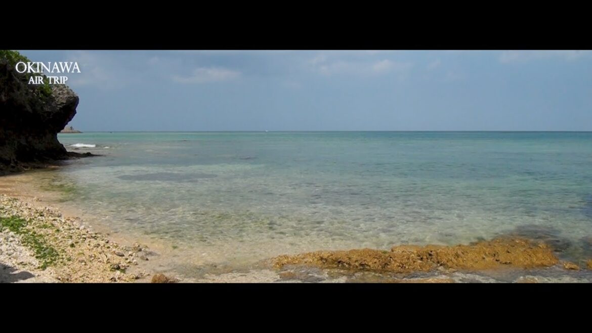 【OKINAWAN NATURAL BEACH 4K 120mins】　景勝の地「砂辺の浜」　砂辺海岸＠北谷町