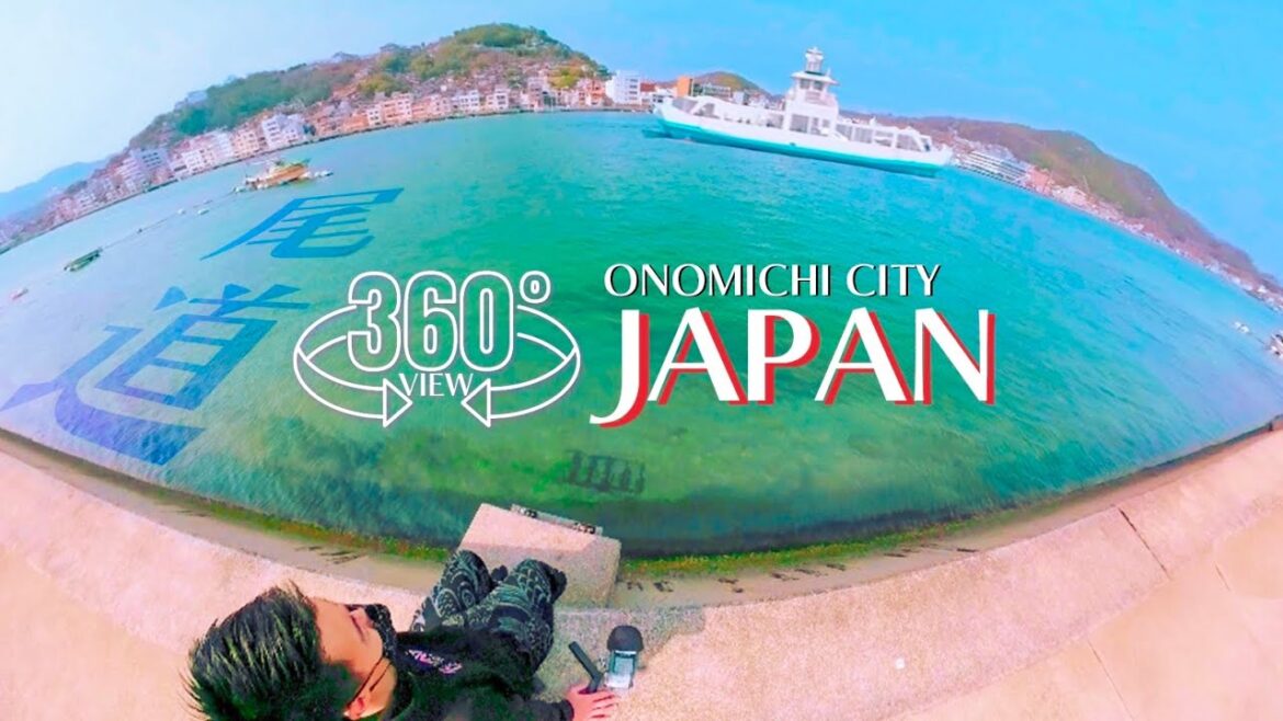【360°VR - 6K】Just look at the traditional Japanese town and sea for 20 minutes. from ONOMICHI CITY