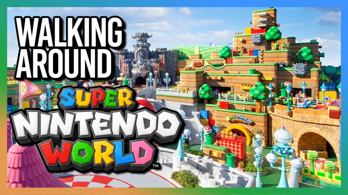 Walking Around Super Nintendo World - Universal Studios Japan