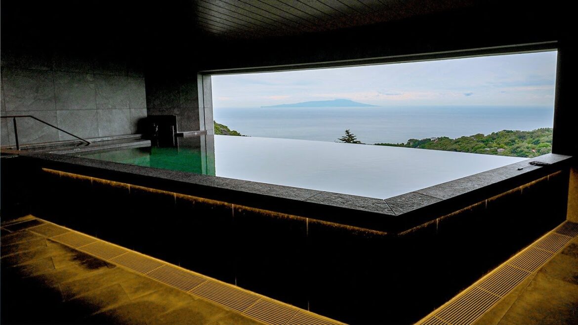 Japan's Seaside Onsen Resort with an Infinity bath in Izu♨️ | Izu Hotel Resort and Spa | ASMR