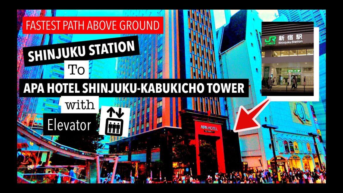 FASTEST APA Hotel Shinjuku-Kabukicho Tower-from Shinjuku Station (from Haneda/Narita Airport)