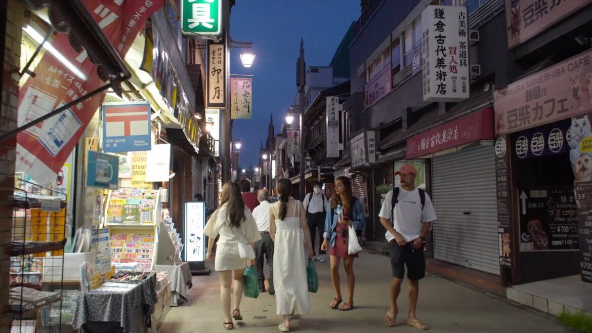 【4K Walking Japan】Stroll through the back alleys and Amaizing Streets around Kamakura Station.
