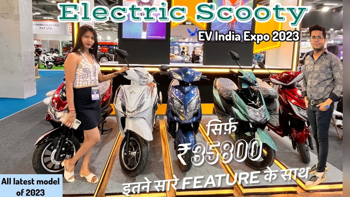 Electric Scooty in Just Rs.35800 || Ev India 2023 || cheapest electric Scooty || electric scooter Electric Scooty in Just Rs.35800 || Ev India 2023 || cheapest electric Scooty || electric scooter