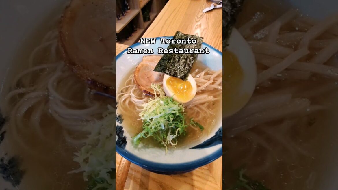 Have you tried the NEW Ramen Spot in Toronto hailing all the way from Tokyo?