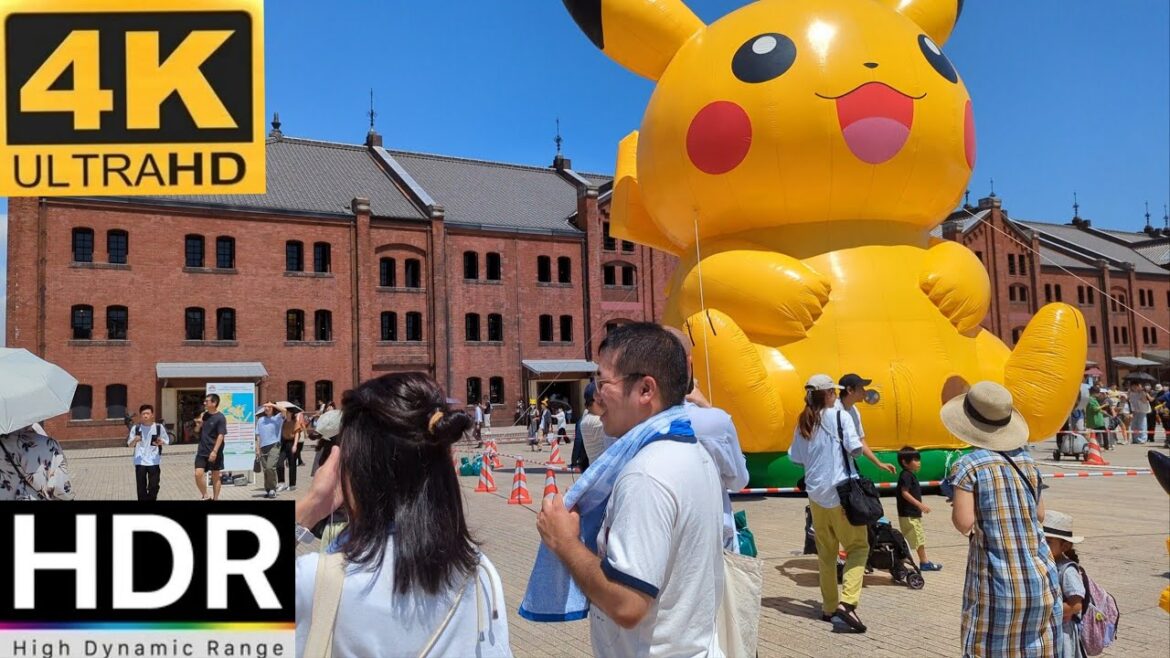 Tour of the Yokohama Red Brick Warehouse  // 4K HDR