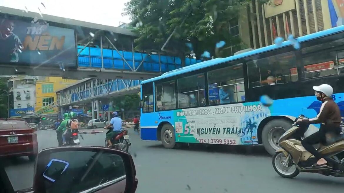 【VIETNAM 4K】Hanoi Car Ride Tour【TOKYO 東京】