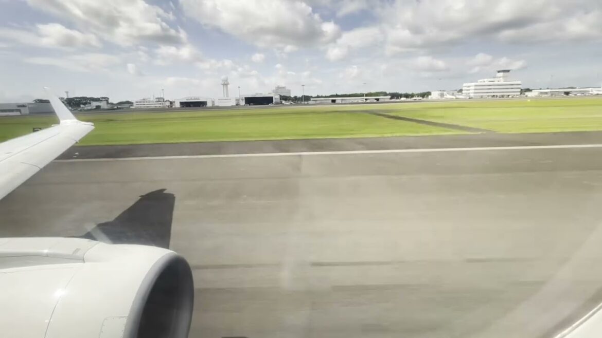 Take off Kagoshima Airport To Amami 2023.09.22