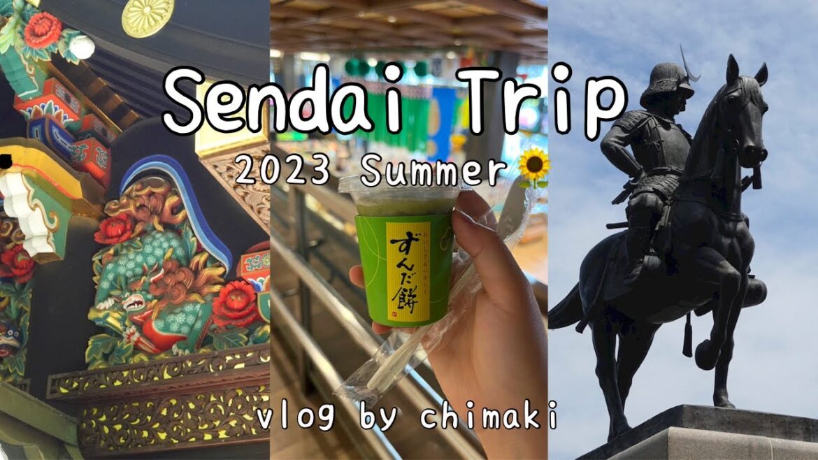 【vlog】ひとり仙台に旅立つ夏 / 日帰りで食べ歩きと観光🚌