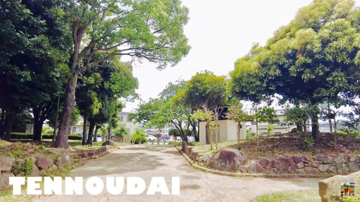 【🇯🇵4K】我孫子市の天王台駅近くにある柴崎台中央公園の散歩【Abiko in Chiba】