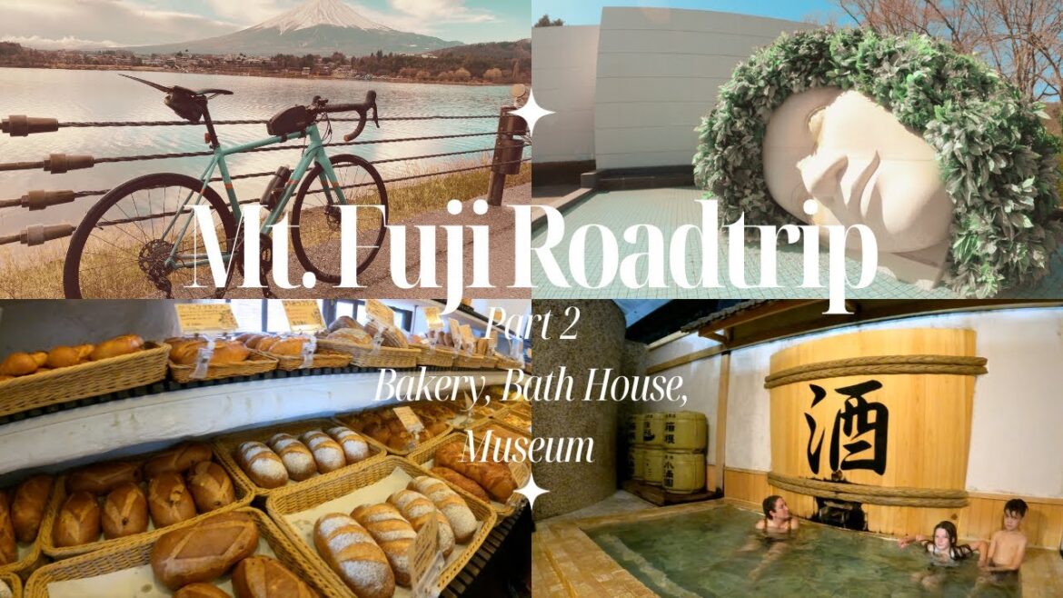 Mt Fuji Road Trip (part 2): Hostel Stay, Bath House, and Open Air Museum with kids