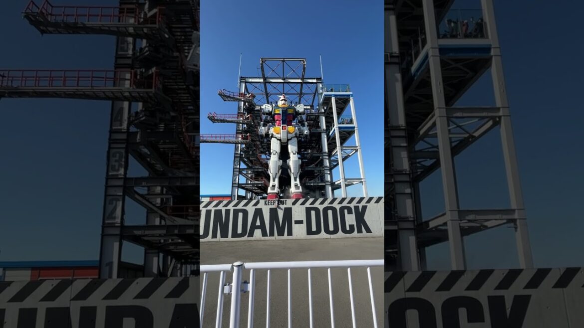 #shorts Gundam takes the first step高達踏出第一步건담이 첫걸음을 내딛다Gundam da el primer paso (Yokohama Japan 日本橫濱)