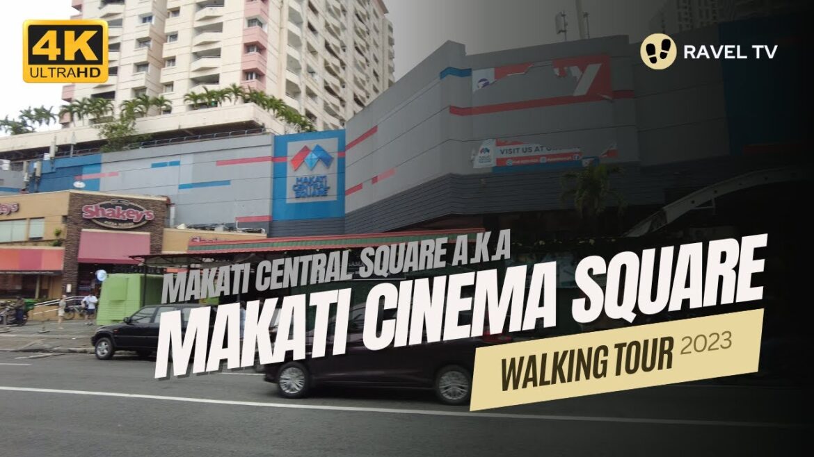 Makati Cinema Square: Rediscovering an 80s Icon | 2023 Walking Tour in 4K | Philippines