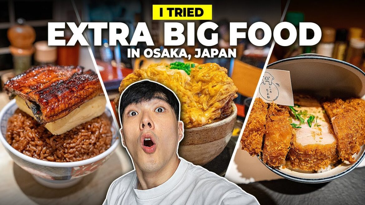 I Tried MONSTER SIZE Foods in Japan
