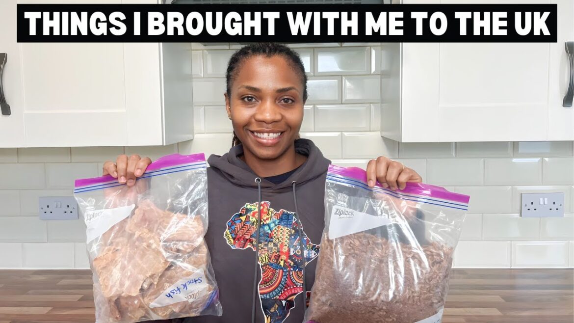IMPORTANT THINGS TO TRAVEL WITH WHEN RELOCATING TO UK || NIGERIAN FOOD STUFF TO PACK FOR UK IMPORTANT THINGS TO TRAVEL WITH WHEN RELOCATING TO UK || NIGERIAN FOOD STUFF TO PACK FOR UK