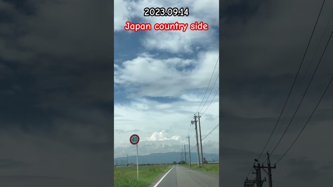 Japan countryside drive part04 #shorts