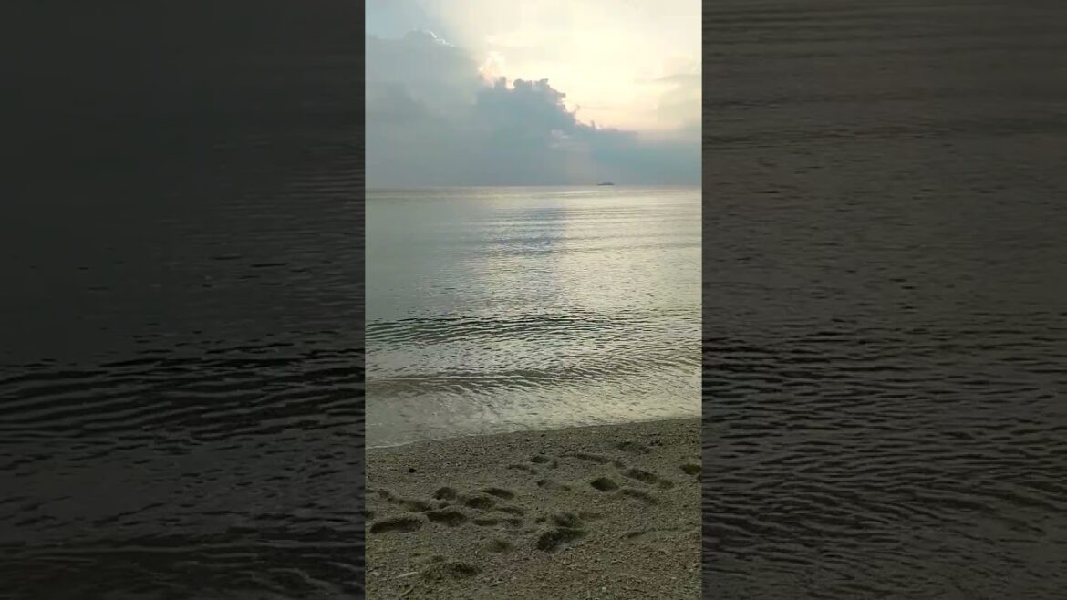 Waiting for the sunset 🧡🌊💙 #japan #travel #beach