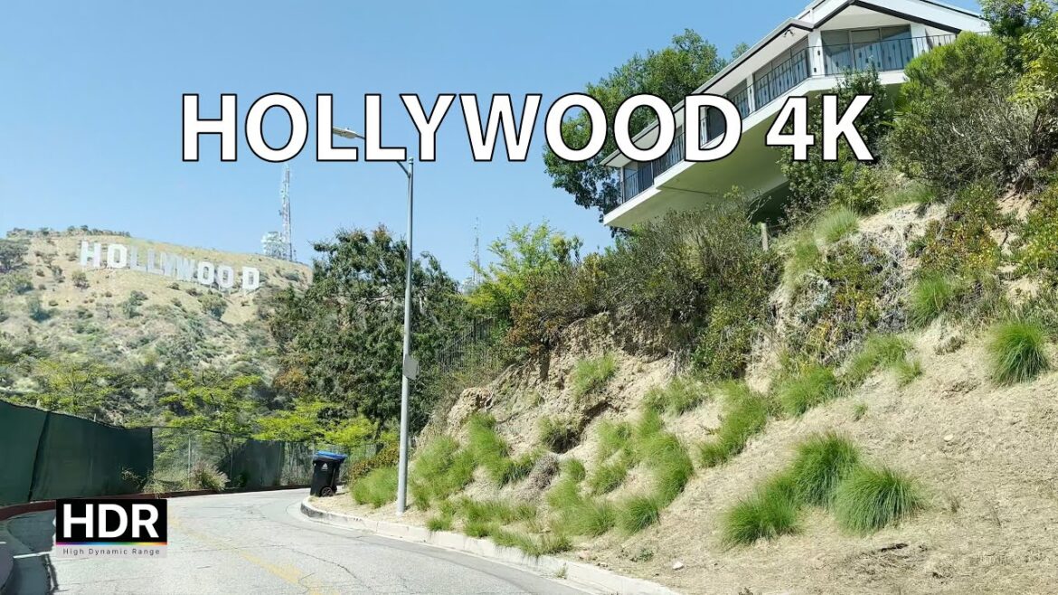 Hollywood 4K HDR – Hollywood Hills & Sign – Scenic Drive Hollywood 4K HDR - Hollywood Hills & Sign - Scenic Drive