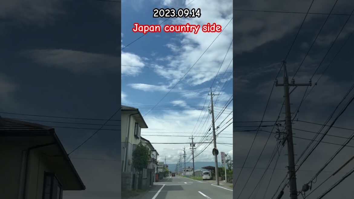 Japan countryside drive part03 #shorts