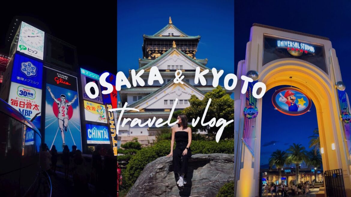 Osaka & Kyoto Japan Itinerary 🇯🇵 | Dotonbori, Osaka Castle, Universal Studios Japan, Nara Park 🤍