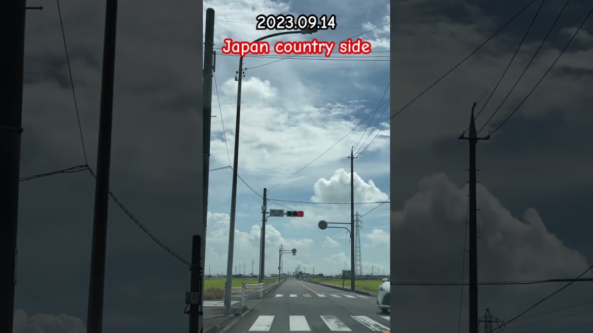 Japan countryside drive part06 #shorts