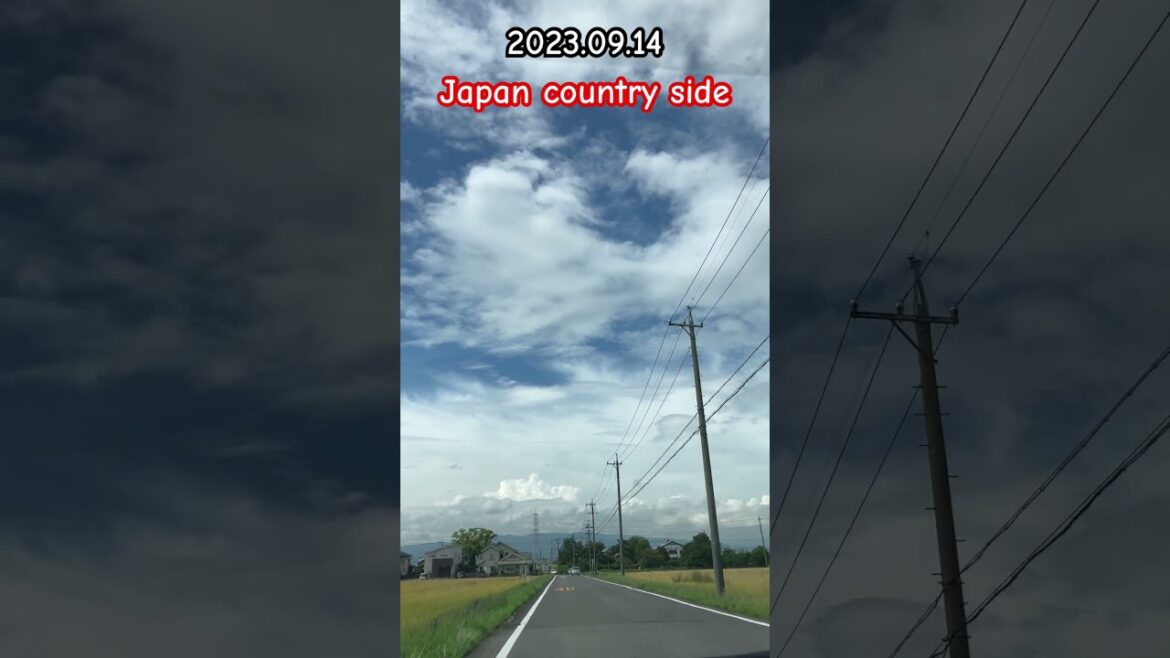 Japan countryside drive part05 #shorts
