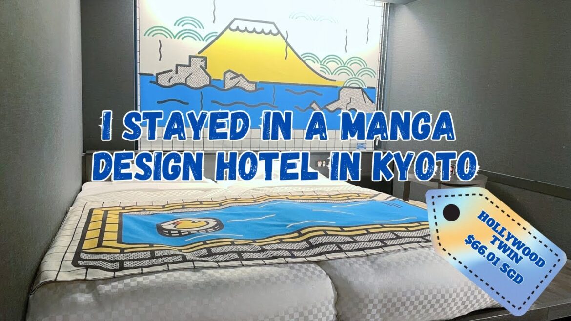 Kyoto Hotel Tour (Honest Review) : Inside a 3-Star Manga Design Hotel - Hotel Tavinos Experience